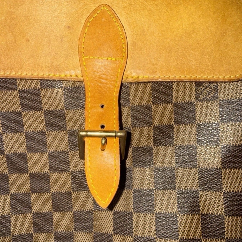 Louis Vuitton Brown and Tan Checkered Backpack - Picture 3 of 6
